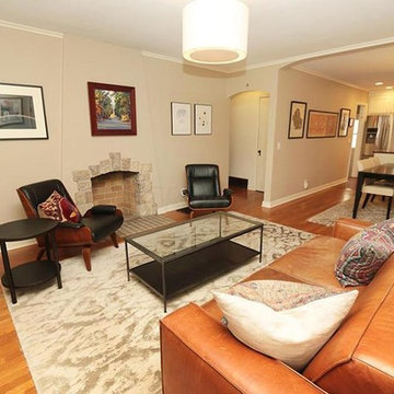 Clintonville - open concept kitchen & living room