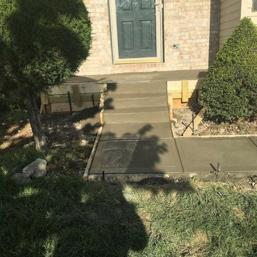 Concrete Driveway, Walkway & Front Porch