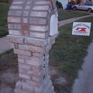 Brick and Stone mailbox in Ballwin, Mo