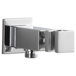 Kohler - Kohler Loure Wall-Mount Handshower Holder, Polished Chrome - The Loure handshower holder perfectly complements any contemporary bathroom design and works well with the Shift Square handshower to add functionality to the bathing space. With  wall mount installation, this holder brings your handshower conveniently close, allowing you to target water to specific areas of your body.