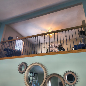 Stair rail replacement!