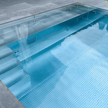 Piscine Inox 11,8 x 3,8 x 1,4 - Hôtel Fleur des Neiges