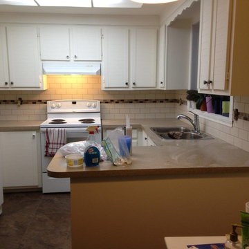 new backsplash breathes new life to an old kitchen