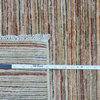 Gabbeh Peshawar Rug 100% Wool Striped Runner, Hand-Knotted Rug