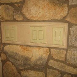 cast stone switch plate - Lighting