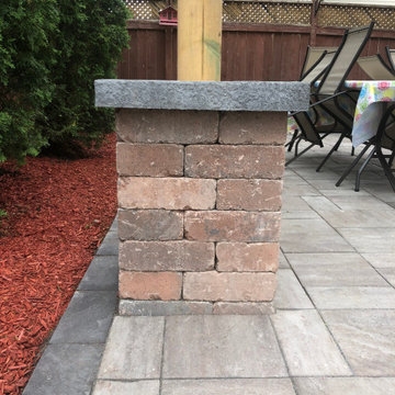 Pergola, Interlock Patio, Pilliar & Post
