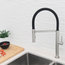 Single-Handle Pull-Down Sprayer Kitchen Faucet with Pause Button, Brushed Nickel