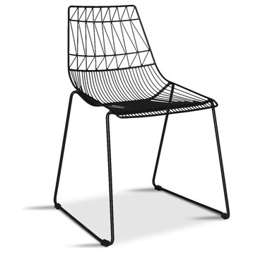 Ace Dining Side Chair, Matte Black