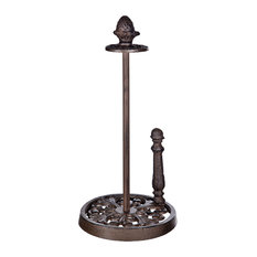 Traditional Paper Towel Holders | Houzz - HOME ESSENTIALS & BEYOND - Cast Iron Paper Towl Holder - Paper Towel Holders