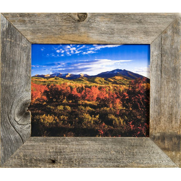Rustic Picture Frames, Medium Width 2" Homestead Series, 16"x20"