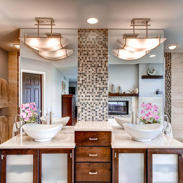 Clever Features and Functional Design for a Large Master Bath