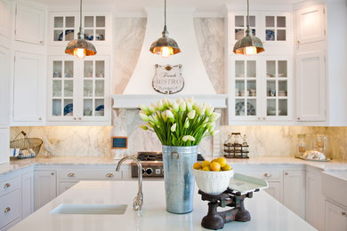 Kitchen - coastal kitchen idea in Seattle