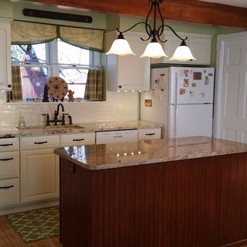 Maple to cream farmhouse kitchen