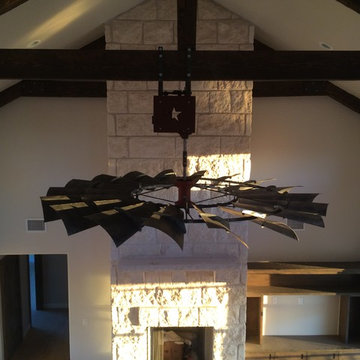 8' Windmill Ceiling Fan- Reproduction Vintage Finish