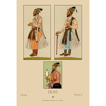 Traditional Male Dress of India #2- Gallery Wrapped Canvas Art 28" x 42"