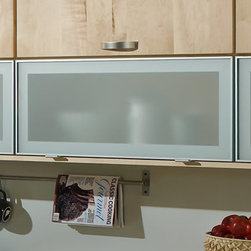 Aluminum Reverse Frame Glass Doors - Kitchen Cabinetry