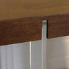 Austin Console Three Tier Table Chestnut Brown Finish