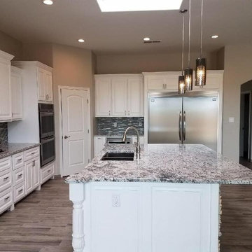 Whisper White Granite Kitchen