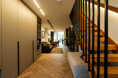Inspiration for a contemporary living room in West Midlands.