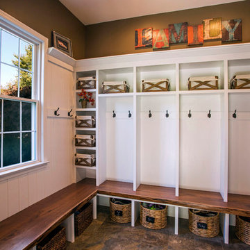 Chester Springs Mudroom and Pantry