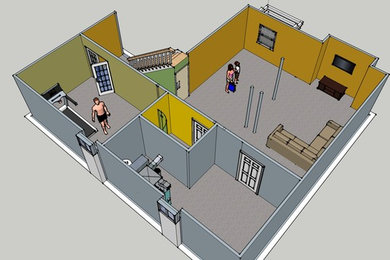 Example of a classic home design design in Other