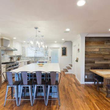 Walnut Creek General Remodeling - Kitchen - living fireplace