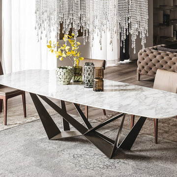 Skorpio Keramik Dining Table by Cattelan Italia