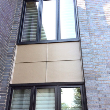 Contemporary Style Home in Glenview, IL, James Hardie Panel Siding