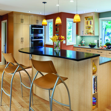 Contemporary Kitchen in Wayland