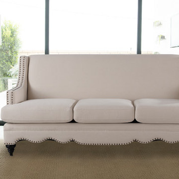Marisole Recessed Sofa, Sky Neutral
