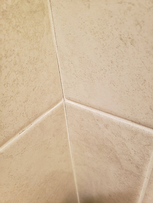 Cracks in shower grout