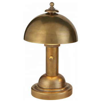 Totie Desk Lamp, 1-Light, Hand-Rubbed Antique Brass, 11"H (TOB 3142HAB 2CXGJ)