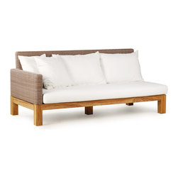 Wintons Teak Pierson Modular Loveseat - Outdoor Lounge Furniture