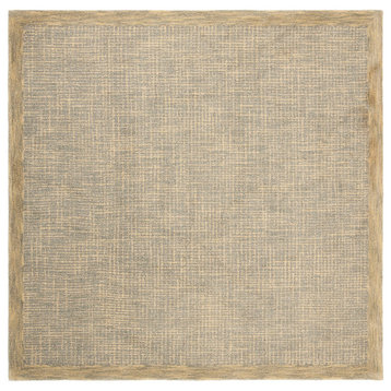 Safavieh Abstract Abt220B  Rug, Gold/Gray, 6'0"x6'0" Square