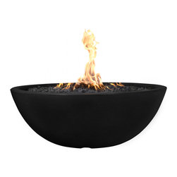 The Outdoor Plus - Sedona Firepit, Black, 48" - Fire Pits