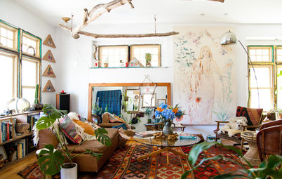 USA Houzz: ’70s Design Inspires Bohemian Haven