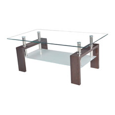 Vida Designs Elise Coffee Table, Walnut