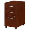 Pemberly Row 3 Drawer Mobile File Cabinet in Hansen Cherry - Engineered Wood