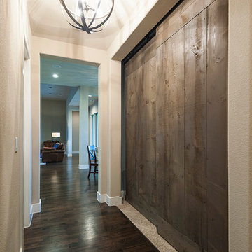 By-Pass Barn Doors for Media Room