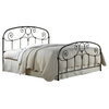Grafton Bed, Scrollwork Panels and Decorative Castings, Rusty Gold Finish, Twin