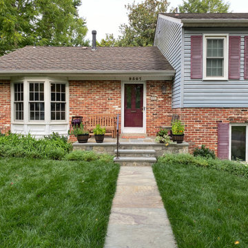 Rear and Front Bethesda Home Landscape