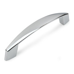 Cosmas - Cosmas 3335CH Polished Chrome Cabinet Pull, 3-3/4" Hole Centers, Set of 5 - Cabinet And Drawer Handle Pulls