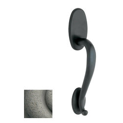 Baldwin Distressed Antique Nickel Lexington Pull - Cabinet And Drawer Handle Pulls