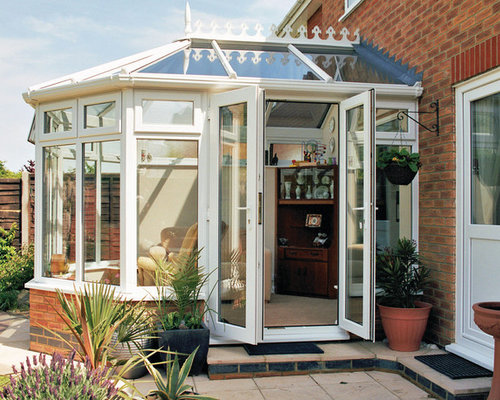Houzz Small  Sunroom  Design  Ideas Remodel Pictures