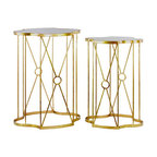 mirrored nesting tables