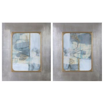 Uttermost Gilded Whimsy Abstract Prints Set of 2