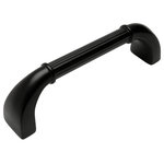 Cosmas - Cosmas 7714-96FB Flat Black Cabinet Pull, Single - Manufacturer: Cosmas