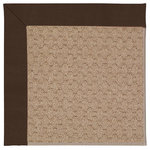 Capel Rugs - Zoe-Grassy Mountain Machine Tufted Rectangle Rug, Brown, 2'6"x12' Runner - Durable, elegant and infinitely customizable, Capel's machine tufted collections give you unmatched flexibility in mixing and matching intriguing textured base rugs with different border fabrics. Features: Construction: Machine Tufted Country of Origin: USASpecifications: Pile Height: 3/8" - 1/2"