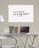 White Dry-Erase Board Wall Decal