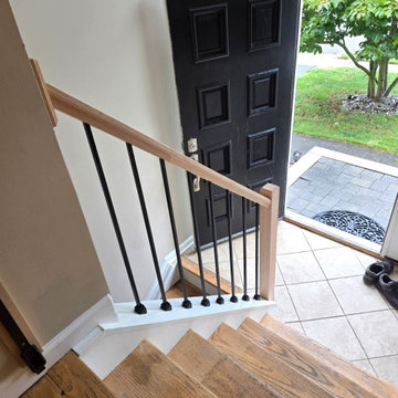 Wood and Metal Indoor Rails